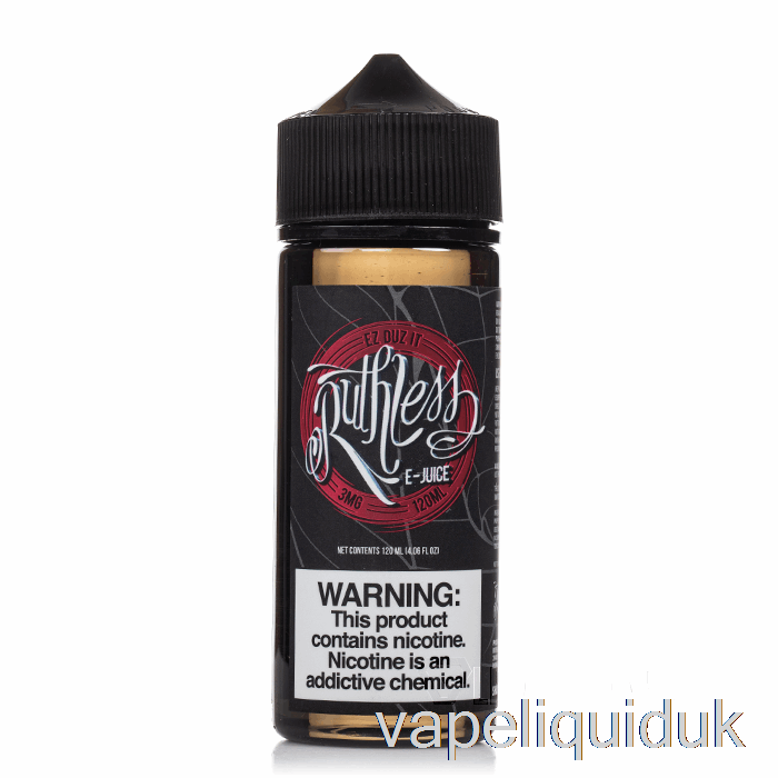 EZ Duz It - Ruthless Vapor - 120mL 0mg Vape Juice